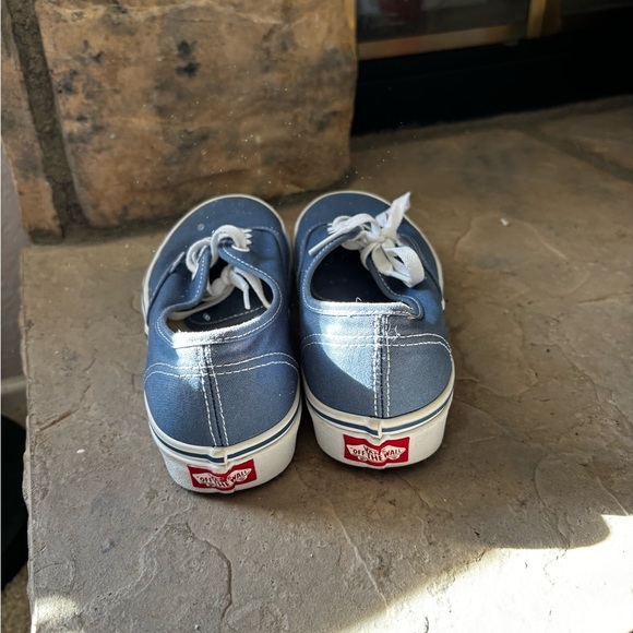 Vans Classic Blue and White Sneakers - Picture 2 of 4